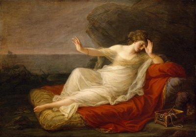 Ariadne Verlaten door Theseus door Angelica Kauffmann