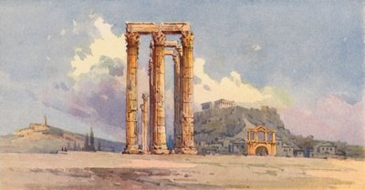 Zuilen van de Olympische Zeus, Athene door Angelos Giallinos