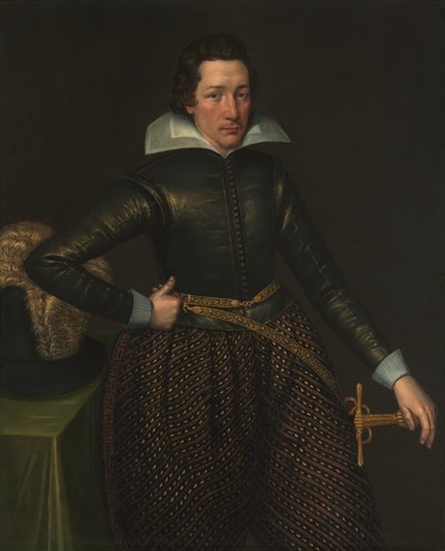 Portret van een man, c.1610 door Anglo Netherlands School
