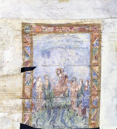 Het Wonder van Christus die de Storm Kalmeert en zijn aankomst in het land van de "Gergesenen" door Anglo Saxon