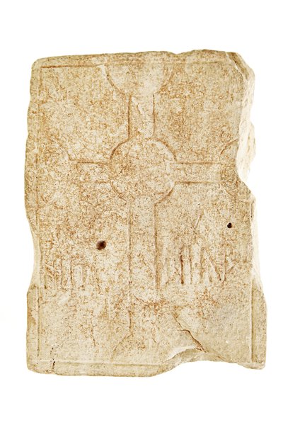 Grafsteen, midden 7e tot midden 8e eeuw door Anglo Saxon Anglo Saxon