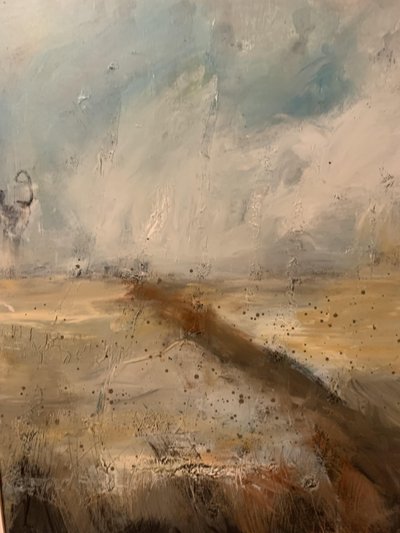 Rustig abstract landschap door Anna-Karin Bergius