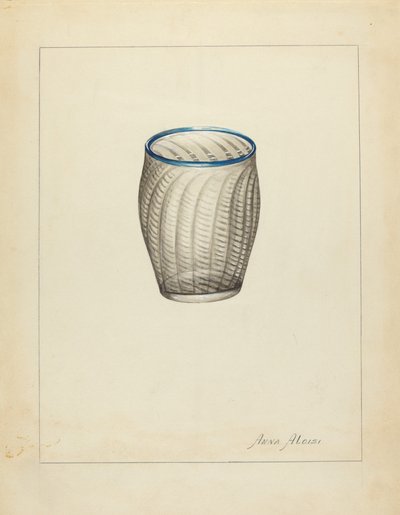 Geblazen glas door Anna Aloisi