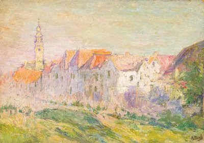 Een uitzicht op Verre, Zeeland, ca. 1906 door Anna Boch
