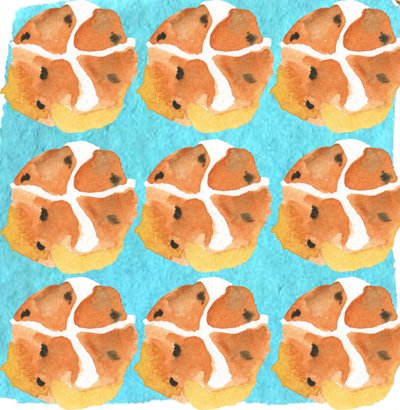 Kruisbroodjes door Anna Platts