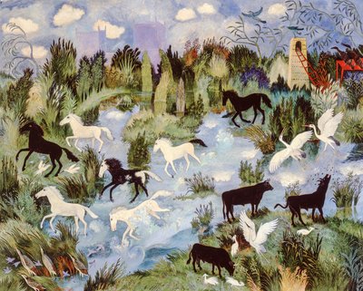Moeras, 2003 (acryl) door Anna Pugh