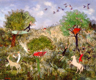 Oefening baart kunst, 2010 (acryl) door Anna Pugh