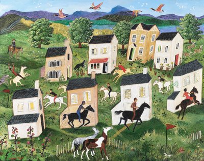 Zevende hemel, 2013 (acryl) door Anna Pugh
