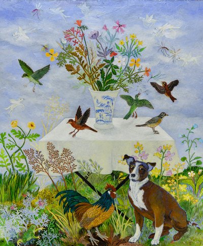 The Dear Departed, 2015 (acryl) door Anna Pugh