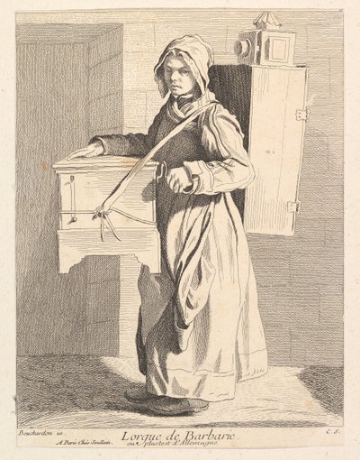 Draaiorgelman door Anne Claude Philippe de Caylus