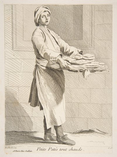 Taartverkoper door Anne Claude Philippe de Caylus