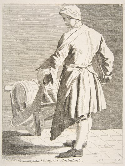 Zwerver Azijnverkoper, 1738 door Anne Claude Philippe de Caylus
