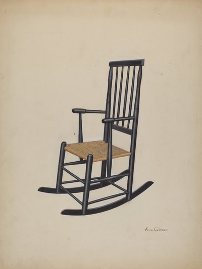 Schommelstoel door Anne Colman