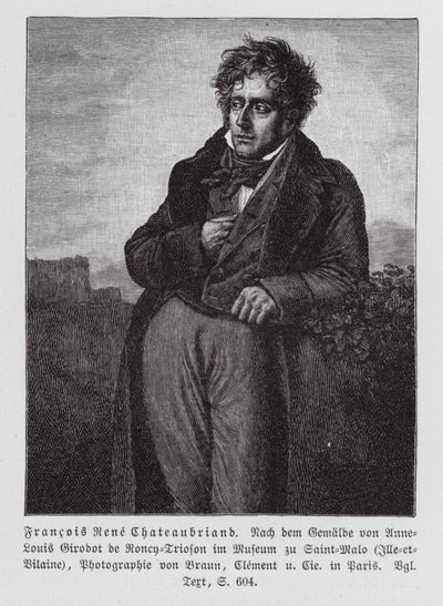  door Anne Louis (after) Girodet de Roucy-Trioson