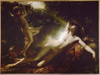 Endymion, maaneffect ... door Anne Louis Girodet de Roucy-Trioson
