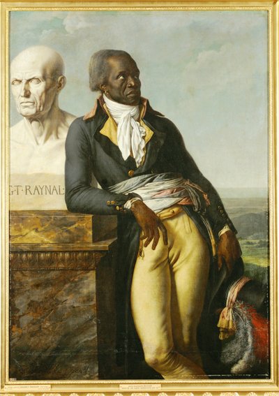 J. B. Belley, Afgevaardigde van Santo Domingo (schilderij op doek) door Anne Louis Girodet de Roucy-Trioson