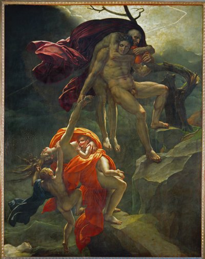 De Zondvloed ... door Anne Louis Girodet de Roucy-Trioson