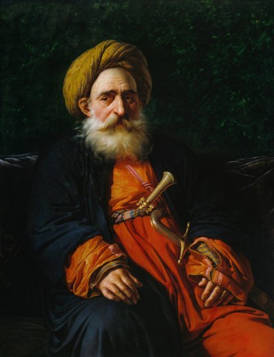 Portret van de Katchef Dahouth, christelijke Mameluk door Anne Louis Girodet de Roussy Trioson