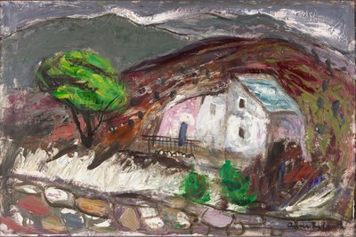 De Vallei van San Martino di Lota, Corsica, ca. 1950-60 door Anne Redpath