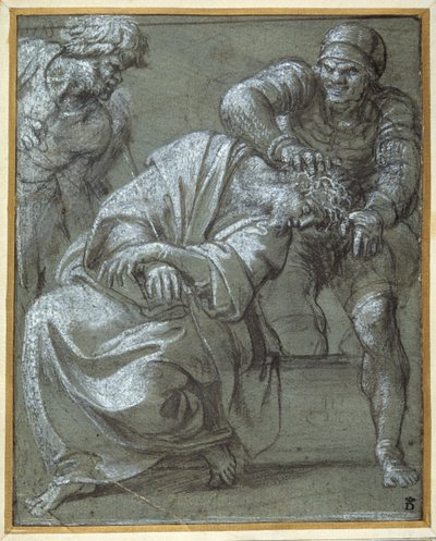 Christus gekroond met doornen door Annibale Carracci