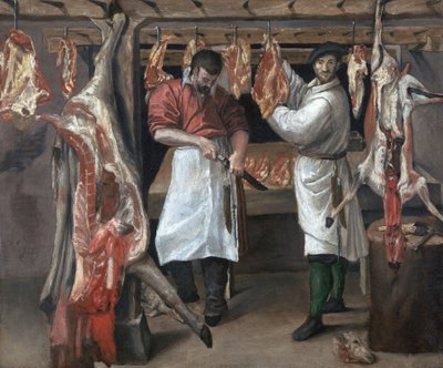 De slagerij door Annibale Carracci
