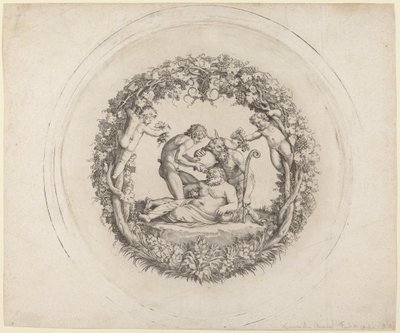 De Dronken Silenus ("De Tazza Farnese") door Annibale Carracci