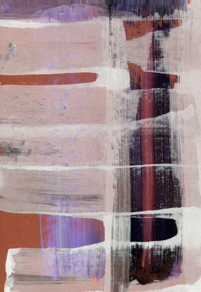Studie naar abstracte penseelstreken door Annick