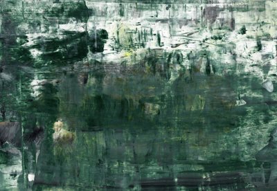 Diepgroene abstracte lagen door Annick