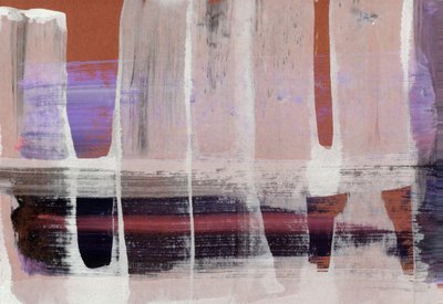 Moderne abstracte penseelstreken door Annick