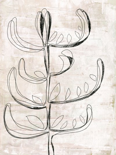 Biologische botanische schets door Annick