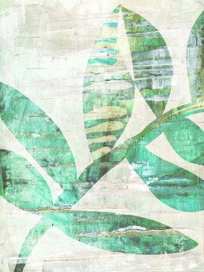 Botanische bladeren met textuur door Annick
