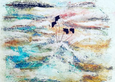 Dynamische abstracte vlaggen door Annika Tiren