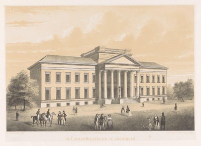 Academiegebouw te Groningen door Anonymous