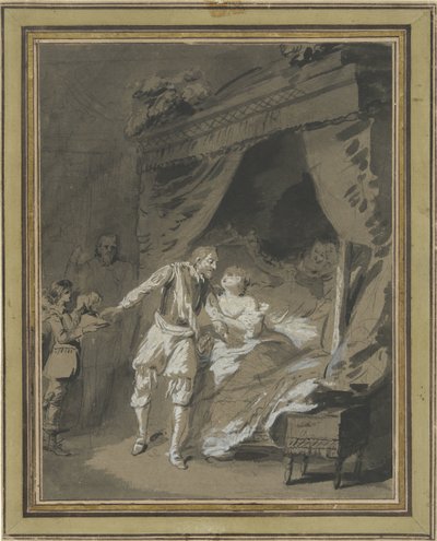 Afscheidsscène door Anonymous
