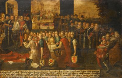 Allegorie van de tirannie van de hertog van Alva in de Nederlanden door Anonymous