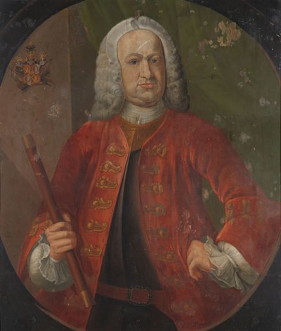 Portret van Gustaaf Willem, Baron van Imhoff, gouverneur-generaal van de VOC door Anonymous