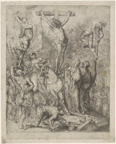 Christus aan het kruis door Anonymous