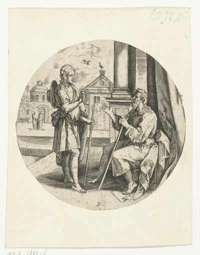 De afscheidswoorden van Tobit aan zijn zoon Tobias door Anonymous