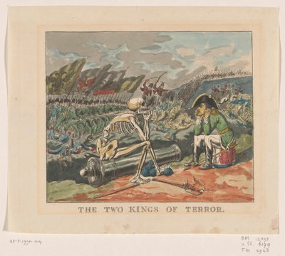 De twee koningen der verschrikking, 1813 door Anonymous