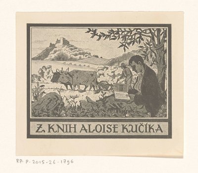 Ex libris van Aloise Kučika door Anonymous