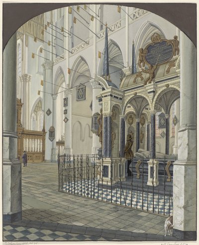 Graftombe van Willem I, prins van Oranje, 1623 door Anonymous