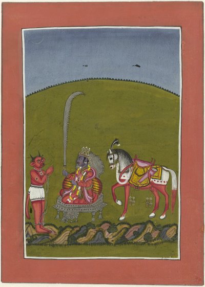 Kalki (de toekomstige incarnatie van Vishnu) door Anonymous