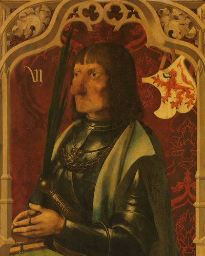 Portret van Hendrik IV van Naaldwijk, ridder en erfmaarschalk van Holland door Anonymous