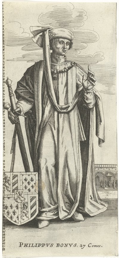 Portret van Filips de Goede door Anonymous