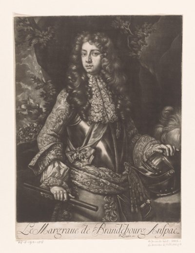 Portret van Johan Frederik van Brandenburg-Ansbach door Anonymous
