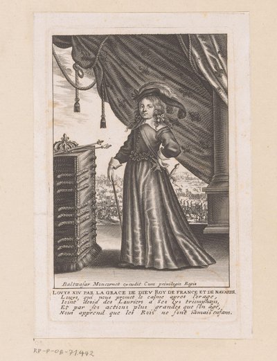 Portret van Lodewijk XIV als kind door Anonymous