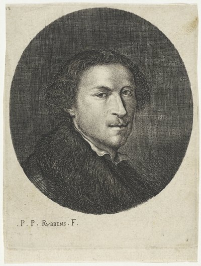 Portret van een onbekende man door Anonymous