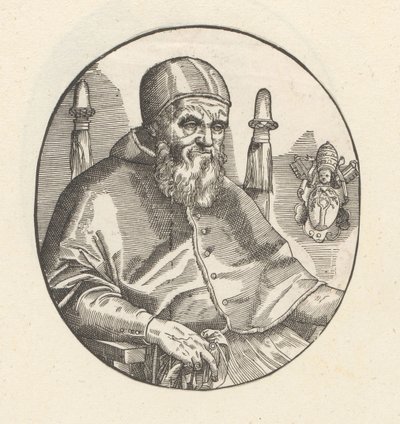 Portret van paus Julius II door Anonymous