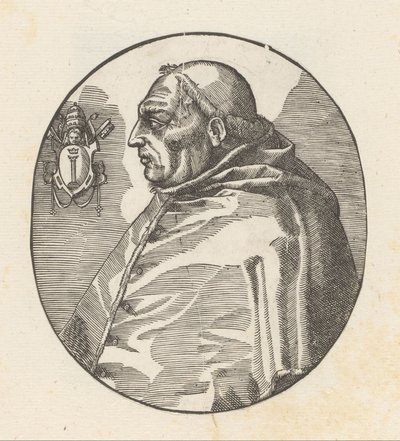 Portret van paus Martin V door Anonymous