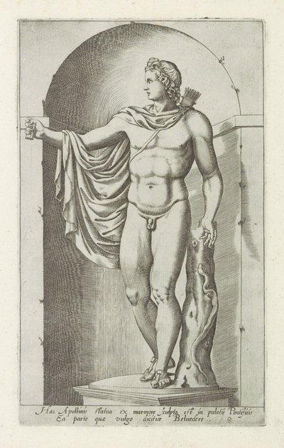 Sculptuur van Apollo door Anonymous